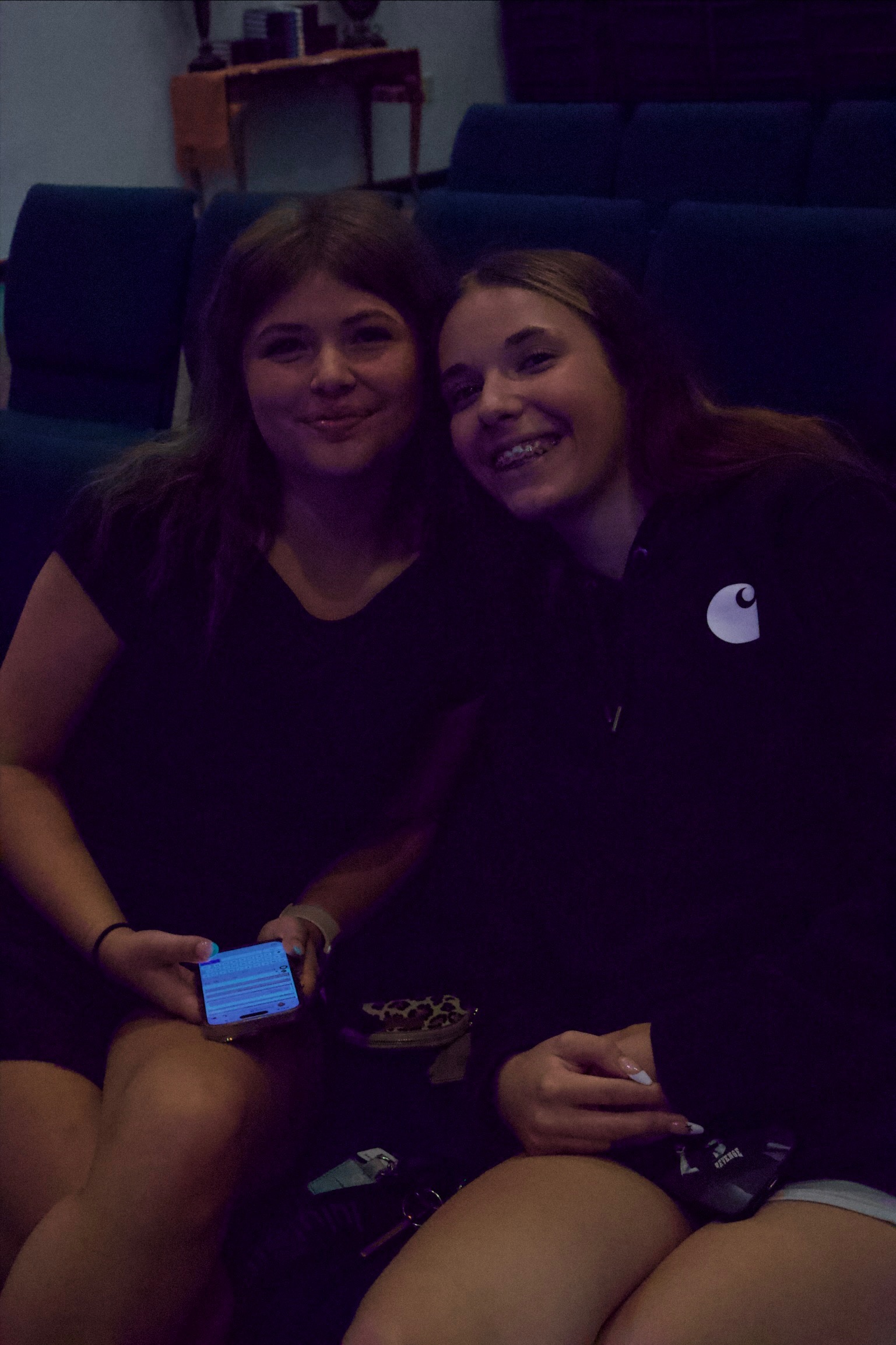Teen Outlet friends at youth night